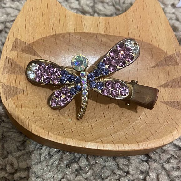 pink and purple dragonfly berret - Picture 1 of 2